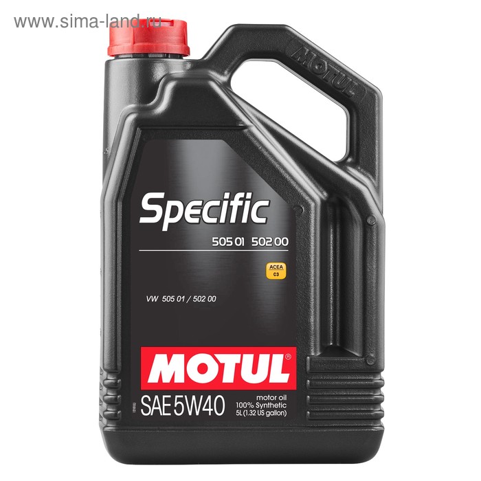 Моторное масло Motul SPEC 505 01 5W40, 5 л 101575 - Фото 1