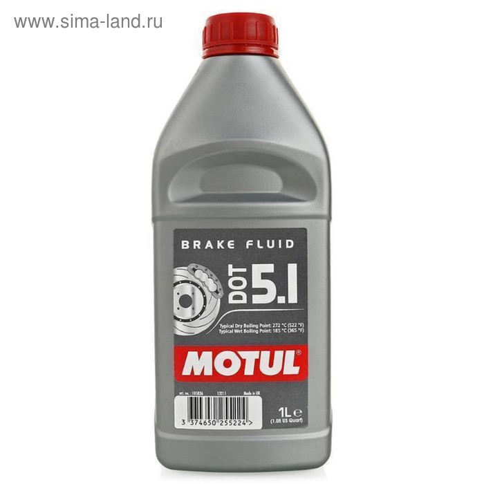 Тормозная жидкость Motul DOT 5.1, 1 л 105836 - Фото 1