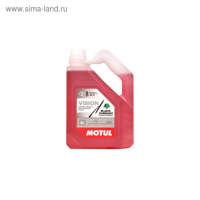 Незамерзающий очиститель стёкол Motul Черная смородина -20°C, 4 л 108289 - Фото 1