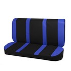Авточехлы на сиденья TORSO Premium универсальные, 6 предметов, чёрно-синий AV-29 - Фото 4
