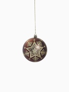 Ёлочные игрушки «Снежинка блеск», шары новогодние, d=8 см, набор 4 шт. - фото 6690740