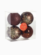 Ёлочные игрушки «Снежинка блеск», шары новогодние, d=8 см, набор 4 шт. - Фото 7