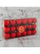 Ёлочные игрушки «Классный», шары новогодние, d=4 см, набор 36 шт., красный - Фото 4