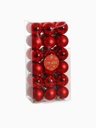 Ёлочные игрушки «Классный», шары новогодние, d=4 см, набор 36 шт., красный - Фото 7