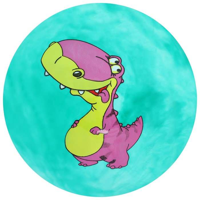 Мяч детский «Динозаврики», d=25 см, 60 г, цвет МИКС - фото 1905501984