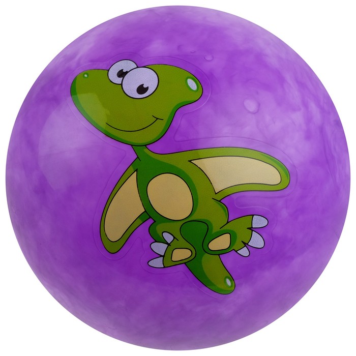 Мяч детский «Динозаврики», d=25 см, 60 г, цвет МИКС - фото 1908408823