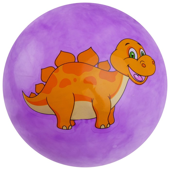 Мяч детский «Динозаврики», d=25 см, 60 г, цвет МИКС - фото 1890779859