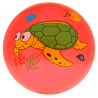 Мяч детский «Дельфинчики», d=25 см, 60 г, цвет красный, принт МИКС - Фото 2