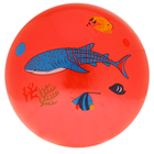 Мяч детский «Дельфинчики», d=25 см, 60 г, цвет красный, принт МИКС - Фото 5