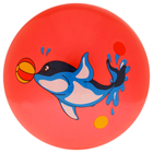 Мяч детский «Дельфинчики», d=25 см, 60 г, цвет красный, принт МИКС - Фото 6