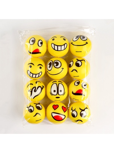 Сквиш антистресс - игрушка «Смайл», мялка, МИКС