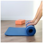 Коврик для фитнеса и йоги Sangh, нескользящий, 183×61×1 см, синий - Фото 6