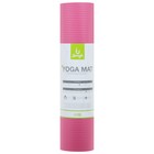 Коврик для йоги Sangh, нескользящий, 183×61×1 см, цвет розовый - Фото 12