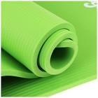 Коврик для йоги Sangh, 183×61×1,5 см, цвет зелёный - Фото 5