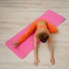 Коврик для йоги Sangh, нескользящий, 183×61×0.8 см, цвет розовый - Фото 6