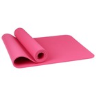 Коврик для йоги Sangh, нескользящий, 183×61×0.8 см, цвет розовый - Фото 10
