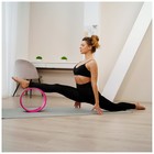 Йога-колесо «Лотос», 33×13 см, цвет розовый - Фото 8