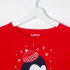 Платье женское  KAFTAN "Hello winter", красн.,  р-р 44-46, 100% хл - Фото 6