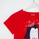 Платье женское  KAFTAN "Hello winter", красн.,  р-р 48-50, 100% хл - Фото 7