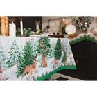 Скатерть новогодняя «Этель» Новогодний лес 148×110 см, 100% хл, саржа 190 г/м² с ГМВО - Фото 8