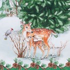 Скатерть новогодняя «Этель» Новогодний лес 148×110 см, 100% хл, саржа 190 г/м² с ГМВО - Фото 3