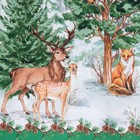 Скатерть «Этель. Новогодний лес», 148×110 см, 100% хлопок, саржа 190 г/м² с ГМВО - Фото 5