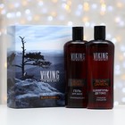 Подарочный набор Viking Black Carbon: шампунь-детокс, 300 мл + гель для душа, 300 мл - Фото 1