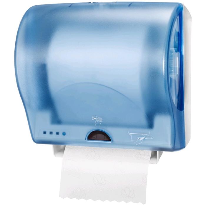Диспенсер сенсорный Tork для полотенец в рулонах шир. 19,5см синий - Фото 1