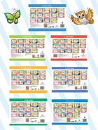 250 наклеек набор «Животные», 7 шт. по 8 стр. - Фото 6