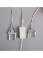 Гирлянда «Нить» 5 м с насадками «Розы жёлтые», IP20, прозрачная нить, 20 LED, свечение тёплое белое, 220 В - Фото 8