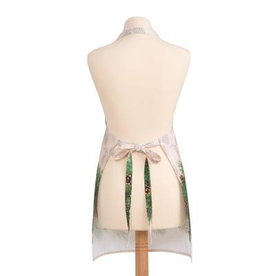 Фартук новогодний "Этель" Еловые ветви 70х61 см, 100% хлопок, саржа 190 гр/м2