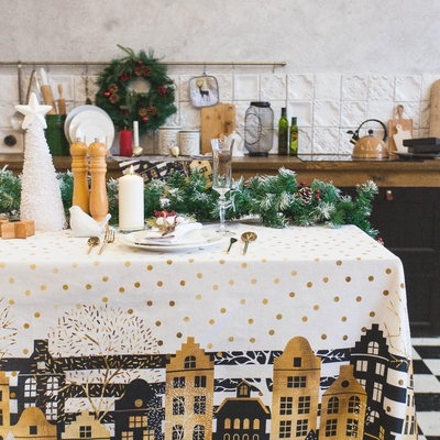 Фартук «"Этель": Золотой город», 65 × 60 см, 100 % хлопок, саржа, 190 г/м²