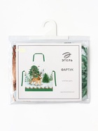 Фартук новогодний «Этель. Новогодний лес», 65×60 см, 100 % хлопок, саржа, 190 г/м² - Фото 14