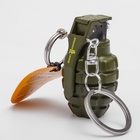 Зажигалка газовая «Лимонка», с кремнием - Фото 3