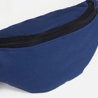 Поясная сумка на молнии, цвет синий - Фото 3