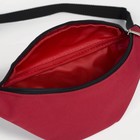 Поясная сумка на молнии, цвет красный - фото 8416422
