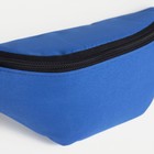 Поясная сумка на молнии, цвет синий - Фото 4
