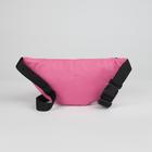Поясная сумка на молнии, цвет розовый - фото 8416432