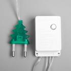 Гирлянда «Нить» 5 м с насадками «Ёжики синие», IP20, прозрачная нить, 30 LED, свечение синее, 8 режимов, 220 В - Фото 6