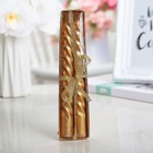 Набор свечей витых, 1.5×15 см, 2 шт., золотой металлик - Фото 4