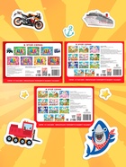 Книги с наклейками «111 наклеек. Для мальчиков», набор 3 шт. по 12 стр. - Фото 7