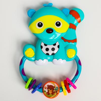 Музыкальная игрушка «Енот» с зеркальцем и светом