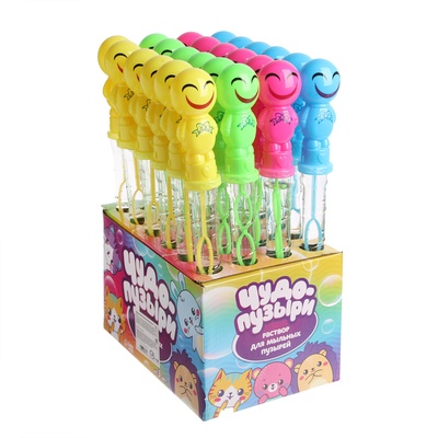 Мыльные пузыри Funny toys «Эмоции», МИКС, 100 мл