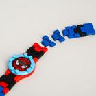 Часы наручные лего, Человек-паук, с ремешком-конструктором - Фото 5