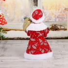 Дед Мороз "В красной шубке с подарками" двигается, с подсветкой, 30 см - Фото 3