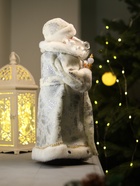 Дед Мороз под ёлку «Зимнее волшебство. Новогодняя игрушка» двигается, с подсветкой, 43 см - фото 60888646