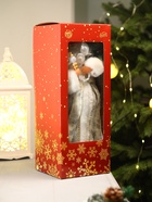 Дед Мороз под ёлку «Зимнее волшебство. Новогодняя игрушка» двигается, с подсветкой, 43 см - фото 60888648