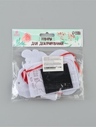 Ёлочная игрушка из фетра «Снеговик в шапочке», набор для творчества, своими руками - Фото 5