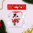 Ёлочная игрушка из фетра «Снеговик с ёлочками», набор для творчества, своими руками - Фото 4