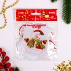 Ёлочная игрушка из фетра «Снеговик с ёлочкой», своими руками - Фото 4